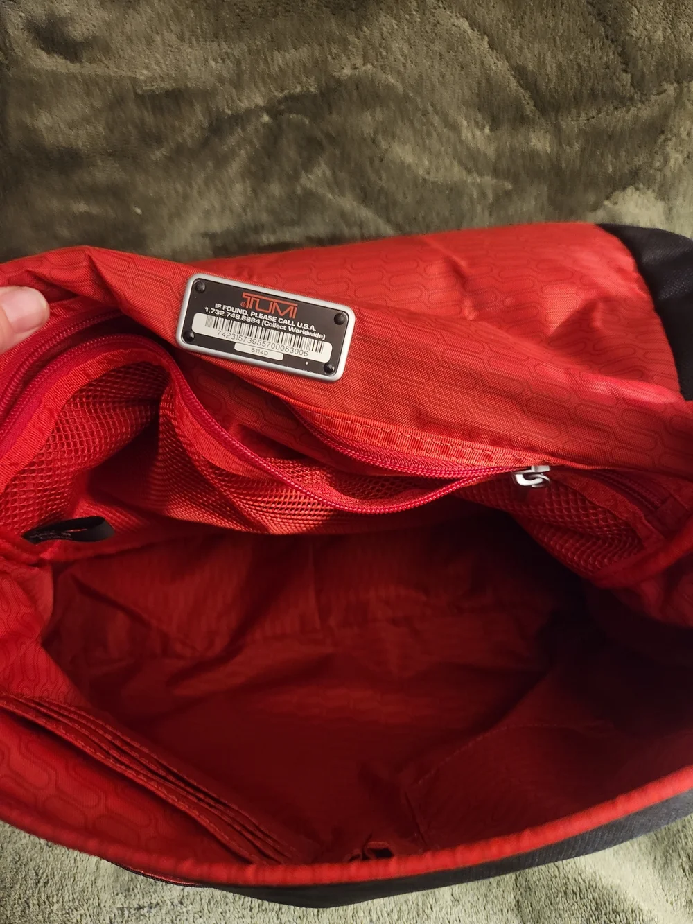 Tumi compact navy